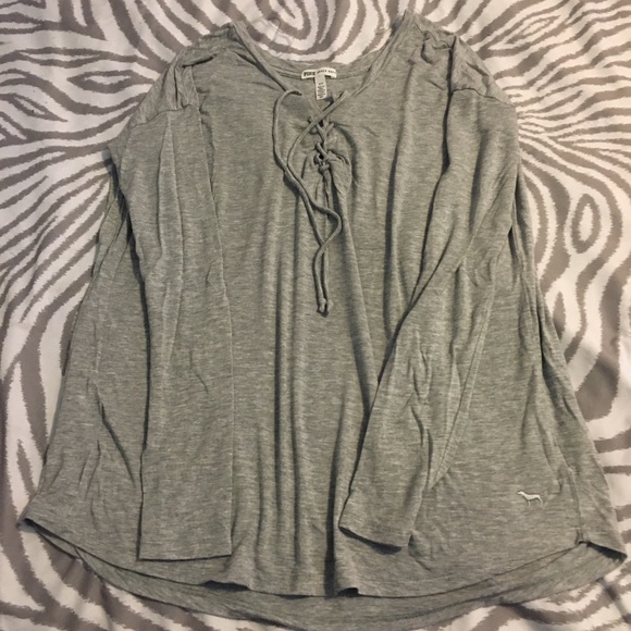 PINK Victoria's Secret Tops - Victoria’s Secret Pink Super Soft Long Sleeve